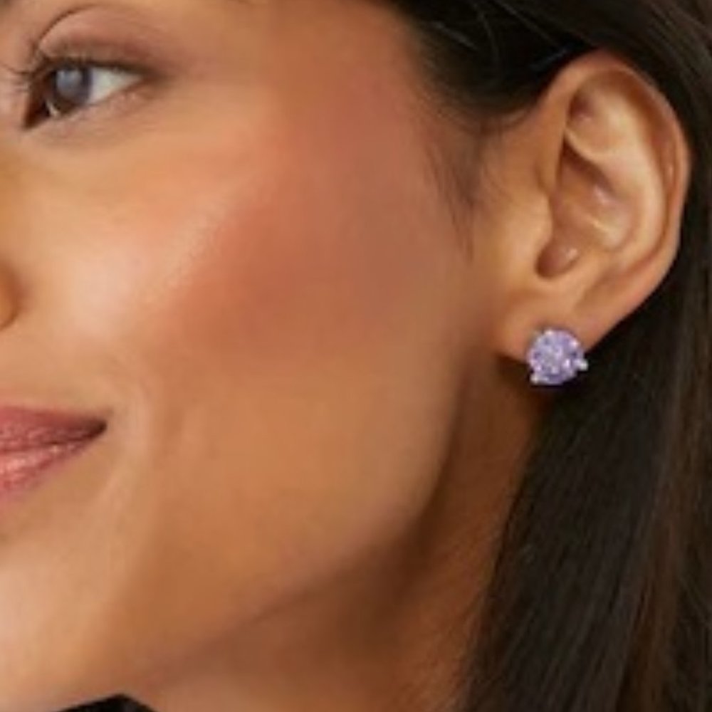 ♠️ Kate Spade ♠️️ Rise and Shine Lilac Studs - Picture 8 of 8